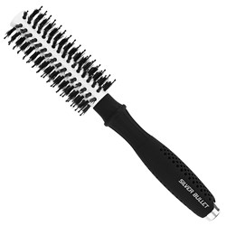 Silver Bullet Black Velvet Hair Brush Small