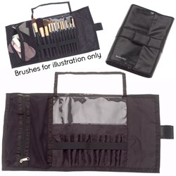 BeautyPRO Fold-Out Make-Up Brush Pouch, 13pc