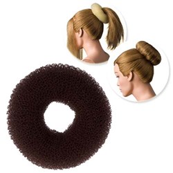 Dress Me Up Hair Donut Brown Medium Regular