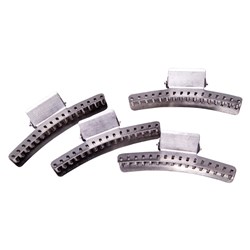 Dateline Professional 3" Fing er Wave Hair Clips, 24pk