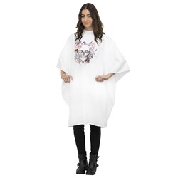 Salon Smart Fleur De Skull Cape White