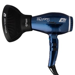 Parlux Alyon Air Ionizer Tech Hair Dryer And Diffuser Midnight Blue