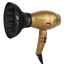 Parlux Alyon Air Ionizer Tech Hair Dryer And Diffuser Gold