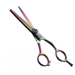 Iceman by Suntachi Rainbow 5.5" Thinning Scissors