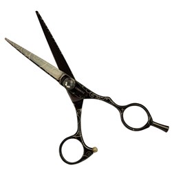 Iceman Black Crystal Black Swirl 5.5" Scissors