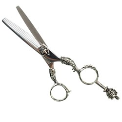 Iceman Medieval 5.5” Silver Thinning Scissors