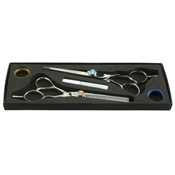 Iceman Kansai 6" Hairdressing Scissors and Thinner Set