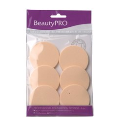 BeautyPRO Foundation Sponges Light - 6pk