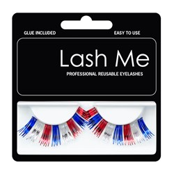 Lash Me Glow-In-The-Dark Metallic Multi-Coloured Eyelashes