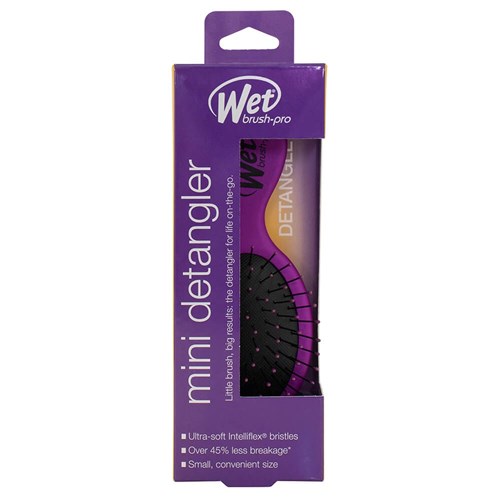 WetBrush Pro Mini Detangler Hair Brush Purple