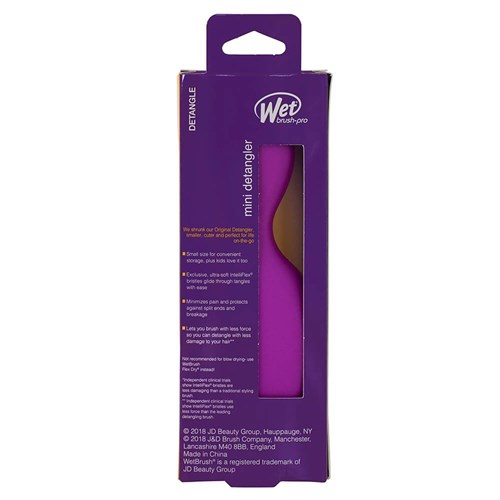 WetBrush Pro Mini Detangler Hair Brush Purple