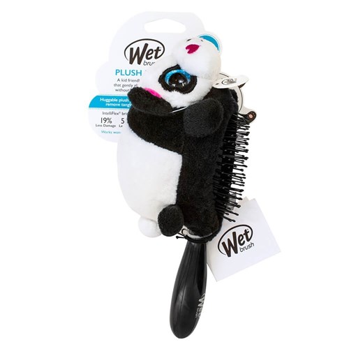 WetBrush Plush Brush Detangling Hair Brush Panda