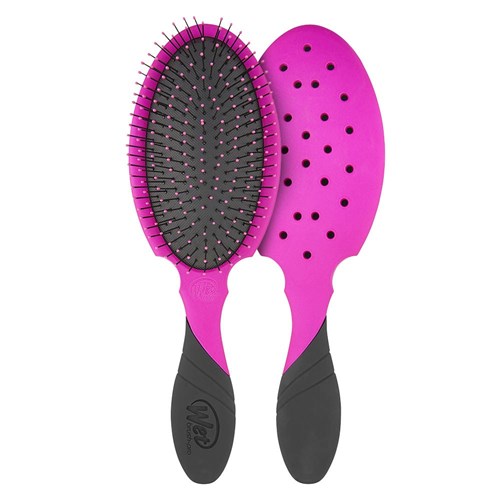 WetBrush Pro Backbar Detangler Hair Brush Purple