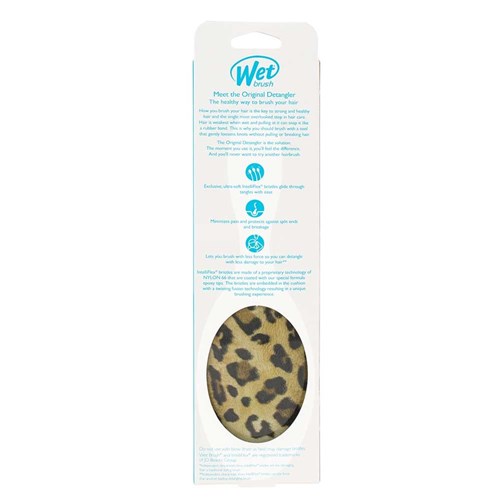 WetBrush Safari Original Detangler Brush Leopard