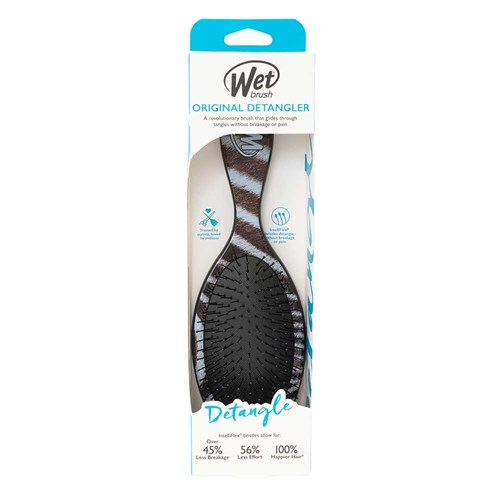 WetBrush Safari Original Detangler Brush Zebra