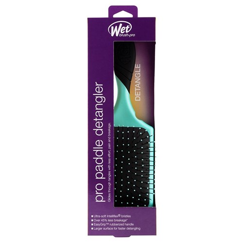 WetBrush Pro Paddle Detangler Hair Brush Aqua