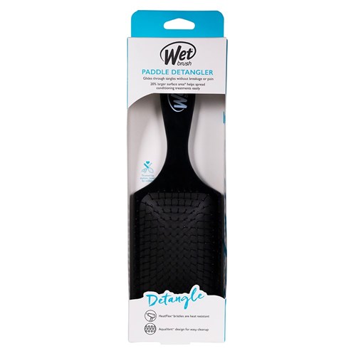 WetBrush Pro Paddle Detangler Hair Brush Black