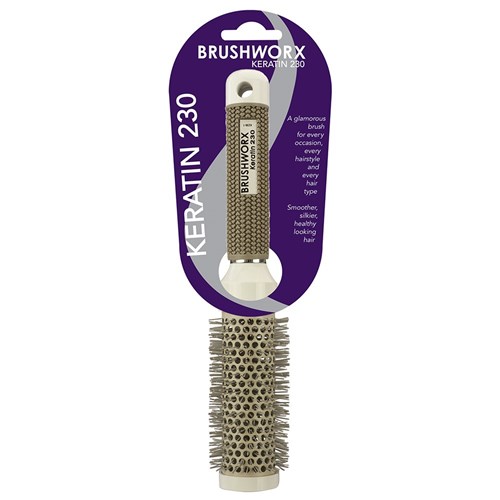 Brushworx Keratin 230 Hot Tube Hair Brush - Medium