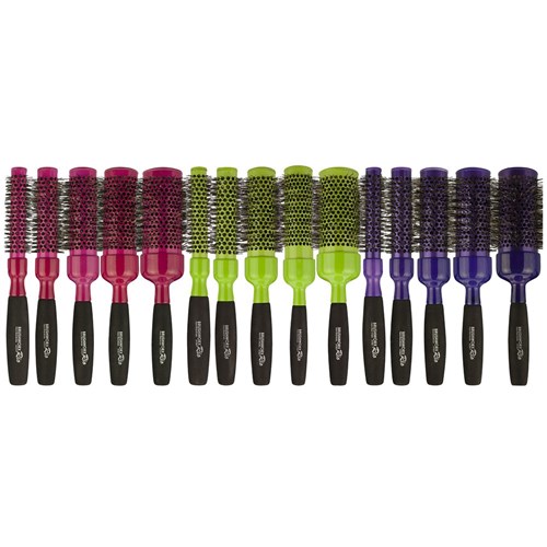 Brushworx Rio Purple X-Large Ceramic Hot Tube Hair Brush