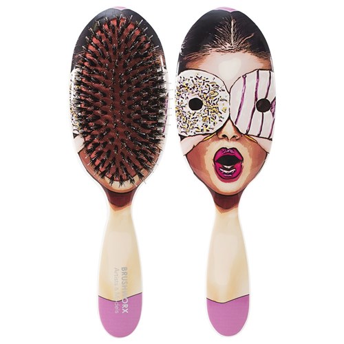 Brushworx Artists and Models Cushion Hair Brush Sugar Baby