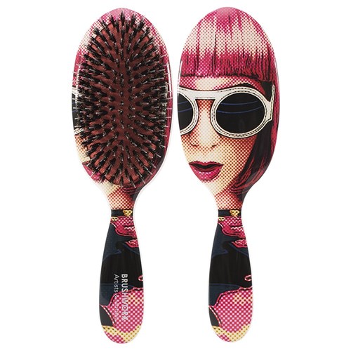 Brushworx Artists and Models Cushion Hair Brush Lady Ra Ra