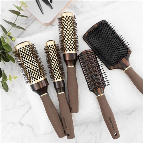 Brushworx Brazilian Bronze Hot Tube Hair Brush Small