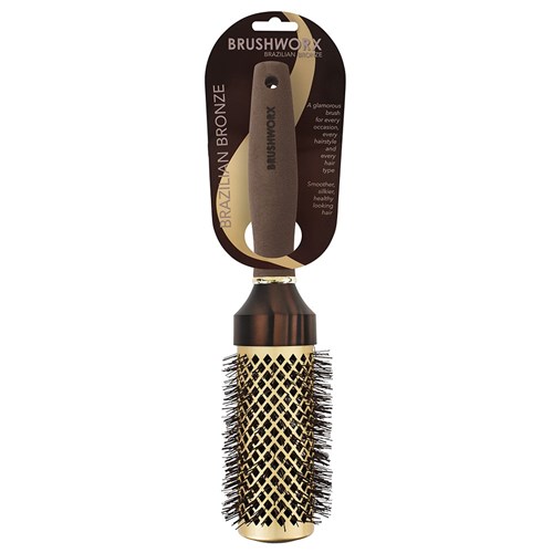 Brushworx Brazilian Bronze Hot Tube Hair Brush Large