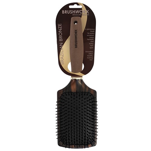 Brushworx Brazilian Bronze Paddle Hair Brush 