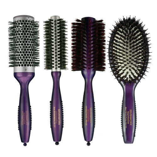 Brushworx Tourmaline Hot Tube Hair Brush - Small