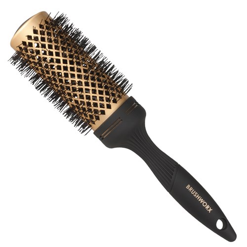 Brushworx Gold Ceramic Hot Tube Hair Brush, Large