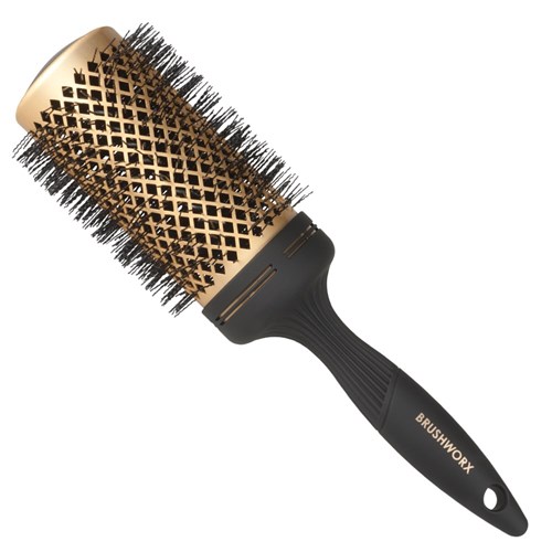 Brushworx Gold Ceramic Hot Tube Hair Brush, Extra Large