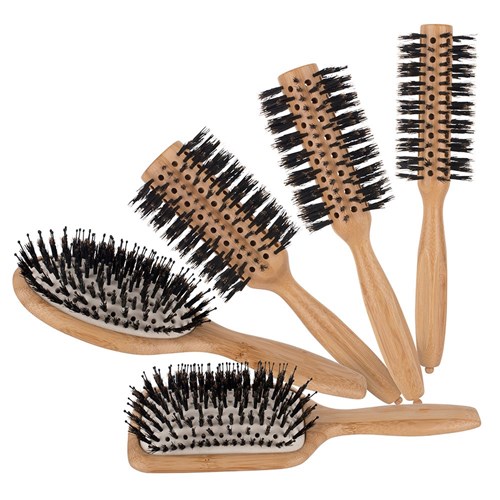 Brushworx Earth Bamboo Radial Brush Medium 