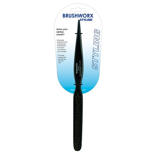 Brushworx Styler Porcupine 3 Row Teasing Hair Brush Black