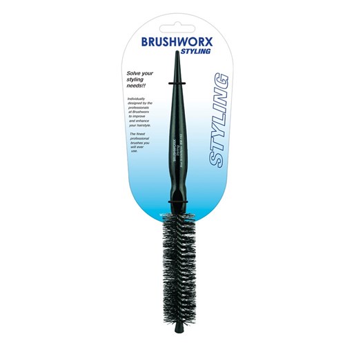 Brushworx Styler Medium 30mm Bottle Hair Brush - Black