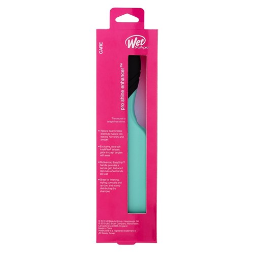 WetBrush Pro Shine Enhancer Hair Brush Aqua