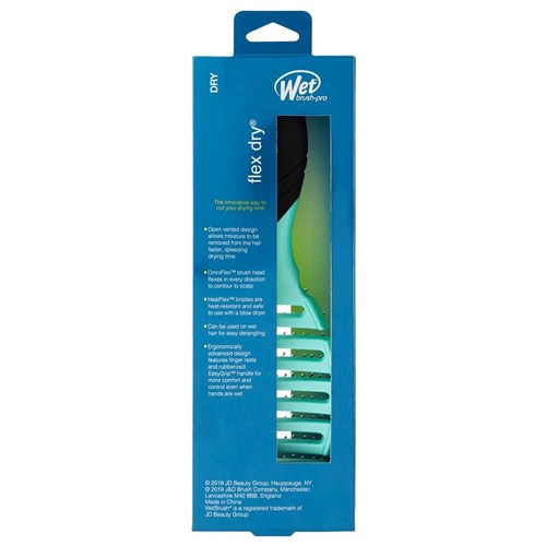 WetBrush Pro Flex Dry Hair Brush Aqua