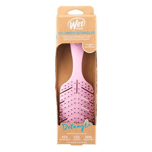 WetBrush Go Green Detangler Hair Brush Pink