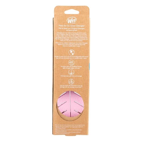 WetBrush Go Green Detangler Hair Brush Pink