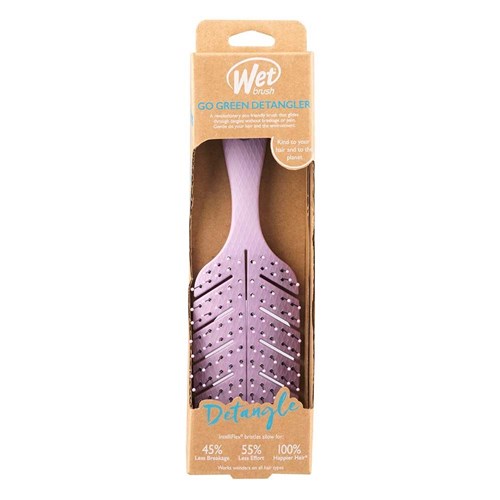 WetBrush Go Green Detangler Hair Brush Purple