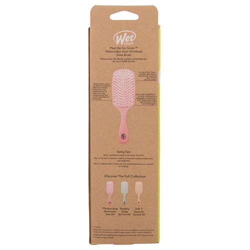 WetBrush Go Green Shine Hair Brush Pink