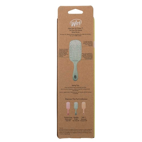 WetBrush Go Green Shine Hair Brush Aqua