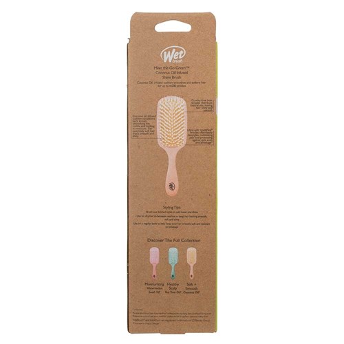 WetBrush Go Green Shine Hair Brush Orange