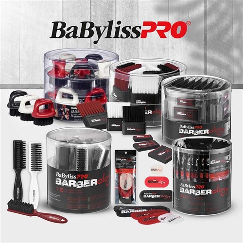 BaBylissPRO Barberology Fade Knuckle Brush Black