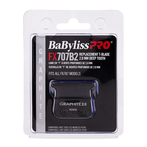 BaBylissPRO Graphite T-Blade 2.0mm Deep Tooth