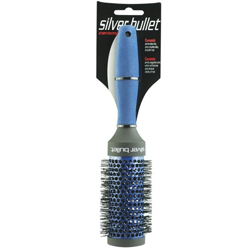 Silver Bullet Blue Series Ceramic Hot Tube Hair Brush - Large