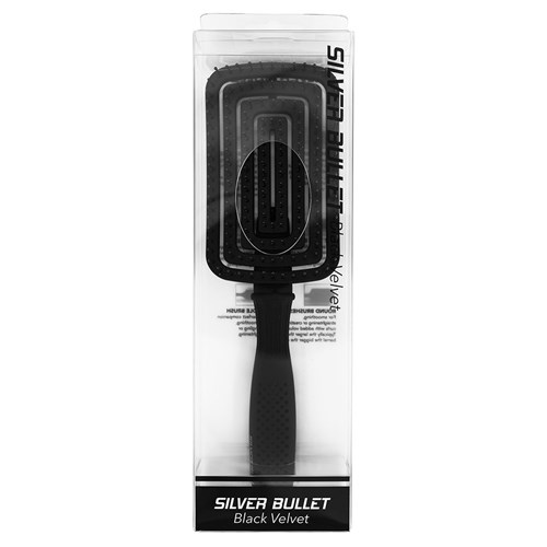 Silver Bullet Black Velvet Detangle Vent Hair Brush