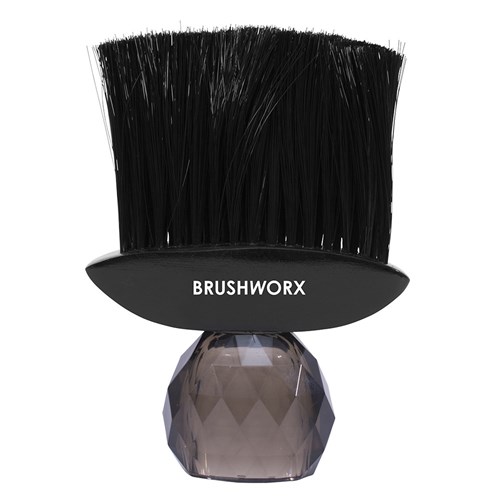 Silver Bullet Black Crystal Neck Brush -  Black