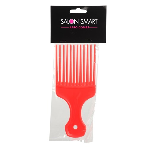 Salon Smart Afro Hair Comb, Geranium