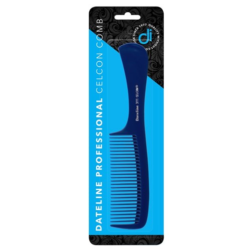 Dateline Professional Blue Celcon 3111 Basin Comb - 20cm