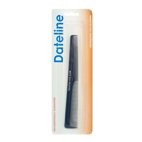 Dateline Professional Blue Celcon 406 Barbers Comb - 20cm